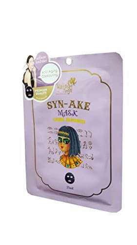 3 Mask Sheets of Water Angel SYN-AKE Mask, This Botox like renewing mask counters aging aging skin. firming and plumping for a more youthful look. (25 ml/sheet.).