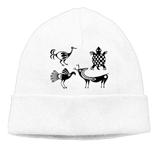 Aztec Animals Women's Good Quality Beanie Hat Woolen Cap