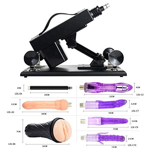 Automatic Adult Machine with Suction Cup Machine for Female with Multi-Speed Adjustable Thrusting with Various Accessories