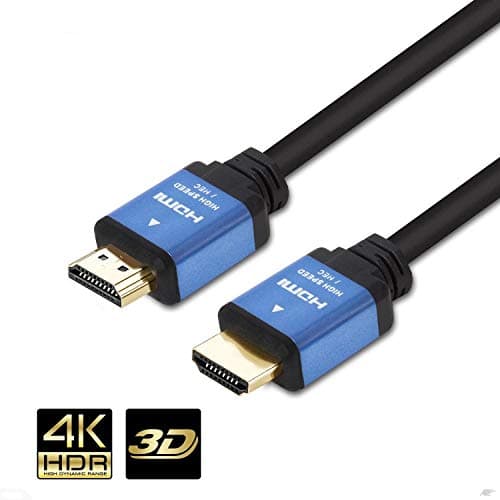 4K HDMI Cable 1m / 3 feet [Premium] Ultra High Definition Video/Audio & Fast Internet Speed, for TV, Apple TV, Computer, Xbox, PlayStation