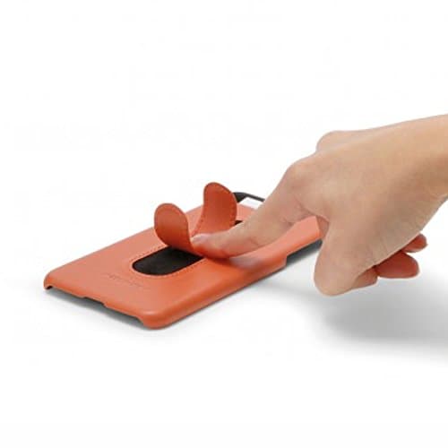 Giorgio Fedon 1919 Leather IPhone 7 Clic Case (orange)