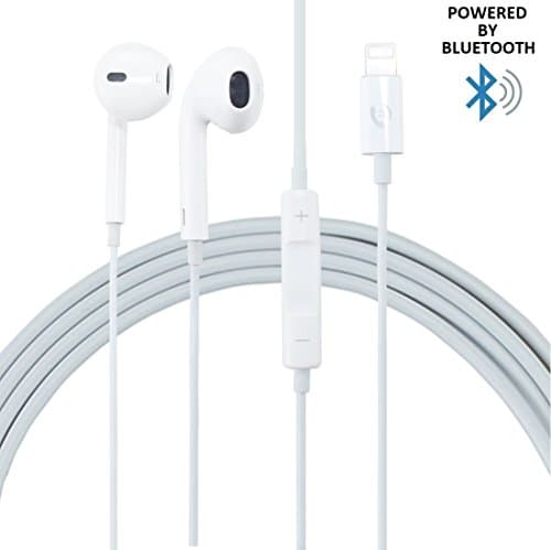 Headphones for iPhone 7, Samxu Lightning iphone earbuds with Microphone Earbuds Stereo Headphones and Noise Isolating headset Made for iPhone 7/7 Plus iPhone8/8Plus iPhone X