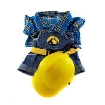 Constuction Worker / Builder Outfit / Teddy Bear Clothes to fit Build a Bear / Bear Factory by The Bear Factory