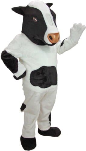 Boxie Cow Mascot Costume