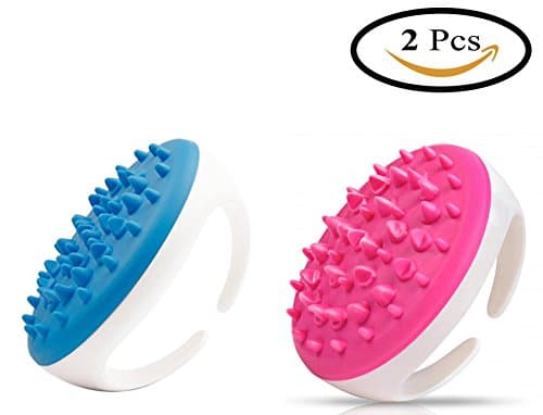 Cellulite Massager and Bath Body Brushes and Fat Brushes . Random Color - Pack of 2