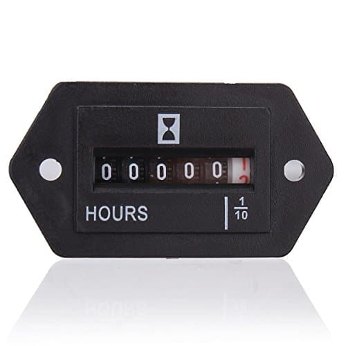 6-80V DC Hour Meter Low Power Consumption Bezel Firm Durable