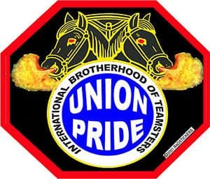 Union Teamster Sticker, Hard Hat Sticker - Sticker Graphic - Construction Toolbox, Hardhat, Lunchbox, Helmet, Mechanic &amp; More