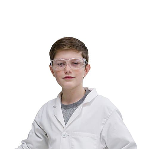 Children's White Cotton Lab Coat for Science Projects and Arts & Crafts - Premium Quality, Large