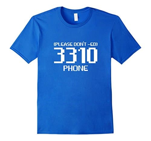 Men's Please Don't - ED 3310 Phone Large Royal Blue