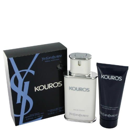 Kouros by Yves Saint Laurent for Men Gift Set- Eau De Toilette 3.3 oz + Body Wash 3.3 oz