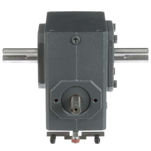 Morse 237ULR60 - Raider Plus Right Angle Worm Gear Speed Reducer - Solid Shaft, 60: 1 Ratio, 2.3700 in Center Distance, Right & Left Hand Output