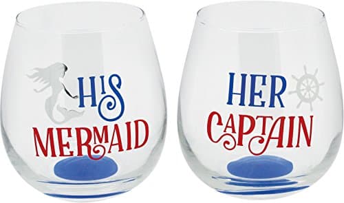 TMD Holdings 2-pc. Hers &amp; His Stemless Goblet Set One Size