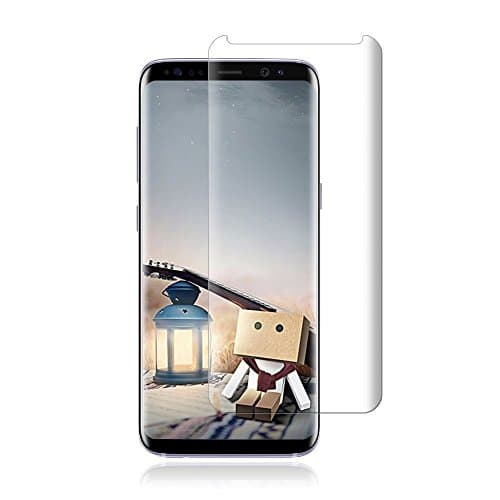 Galaxy S8 Screen Protector - XKAUDIE Upgraded [3D Curved Edge] [Case Friendly] Tempered Glass Screen Cover for Samsung Galaxy S8