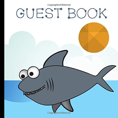 Guest Book: Baby Shark Party Guest Book Includes Gift Tracker and Picture Pages For a Lasting Memory Keepsake: Volume 1 (Baby Shark Birthday Party Supplies,Baby Shark Party Decorations)