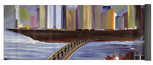 Pixels Yoga Mat w/ Bag "River Of Babylon "