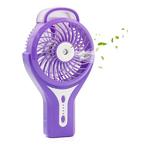 Ehomely Personal Misting Fan Handheld USB Rechargeable Battery Fan Portable Cooling Water Mist Heat Stroke Prevention
