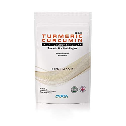 Turmeric Curcumin Black Pepper Maximum Strength Premium Gold Grade Tablets | Max Potency | Health & Joint Support | 95% Curcumin Supplement 5% Black Pepper 700mg | UK Made 500 Tablets Foil Pack