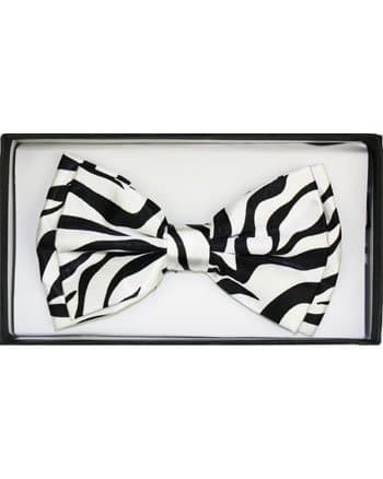 Outer Rebel Fashion Bow Tie- Large Print Zebra