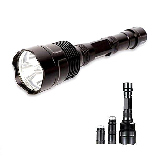 Ultra-bright Flashlight,FirstRank 3800LM 3x CREE XML XM-L T6 LED Flashlight Torch without Batteries and Charger