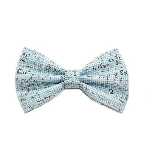Math Equation Bow Tie with Adjustable Strap Adult Kid and Toddler Sizes Available