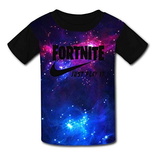 Kids For-t-Nite Just Play It 3D Printed Short Sleeve T shirts O-Neck Top Tees