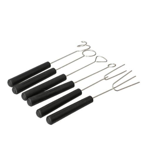 XH 6pcs DIY Candy Caker Fruit Chocolate Fondue Dipping Fork Decorating Tool Set