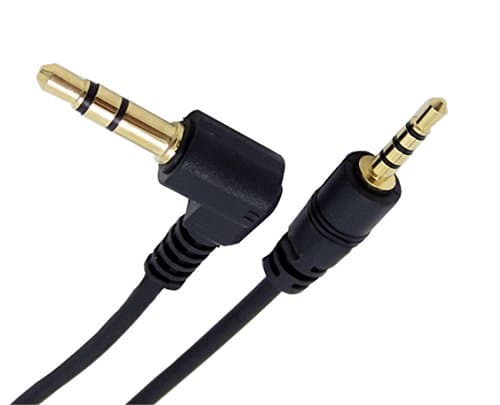 Ledhill Bose Quiet Comfort 3 Headphone 2.5-mm 4-pole to 3.5-mm Replacement Stereo Audio Cable