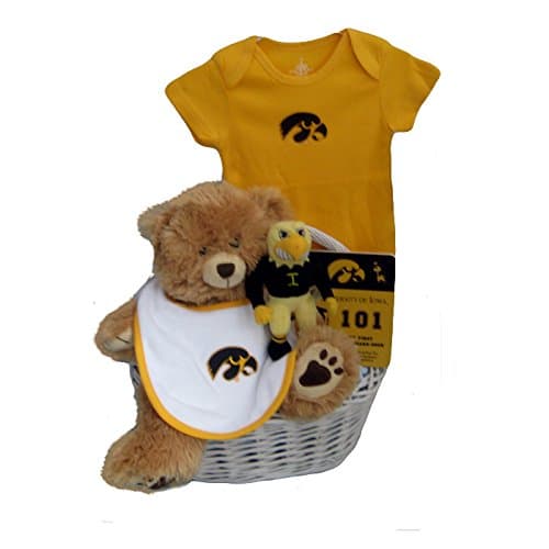 Iowa Hawkeyes Baby Gift BasketTOUCHDOWN