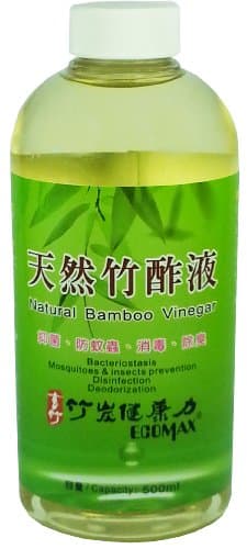 Ecomax Bamboo Vinegar From the World Best Bamboo in Ali Mountain, Taiwan, Uses to Prevent Mosquito & Insect Bites, Relieve Skin Itches, Sterilize, Disinfect, Remove Odors, Soften Skin, Etc. Natural (500ml)