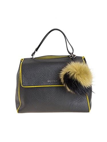 Orciani Women's B02006softlineoliva Green Leather Shoulder Bag