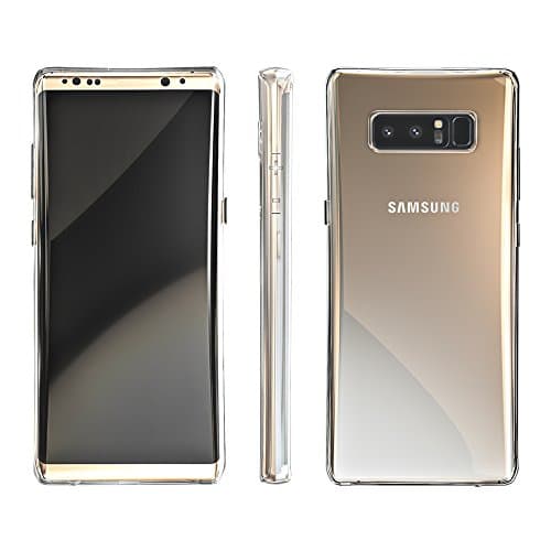 Samsung Galaxy Note 8 Case, Hybrid Slim Fit Crystal Clear Transparent TPU Case,Shockproof Heavy duty