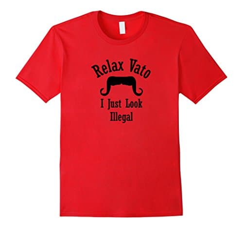 Men's I Just Look Illegal Relax Vato Medium Red