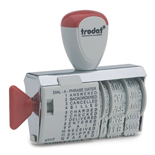 Trodat 1117 Dial-a-Phrase Dater with 4mm Date