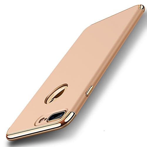 iPhone 7 plus case,DUOYIZHI Stylish Slim Hard Case with 3 Detachable Parts 【Gold】 for Apple iPhone 7 plus(5.5")