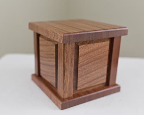 Sepele Mahogany Infant / Child Cremation Urn