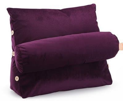 Easem Lumbar Support, Multi-purpose Cushion, Ergonomic Pillow (Small, Violet) by Easem