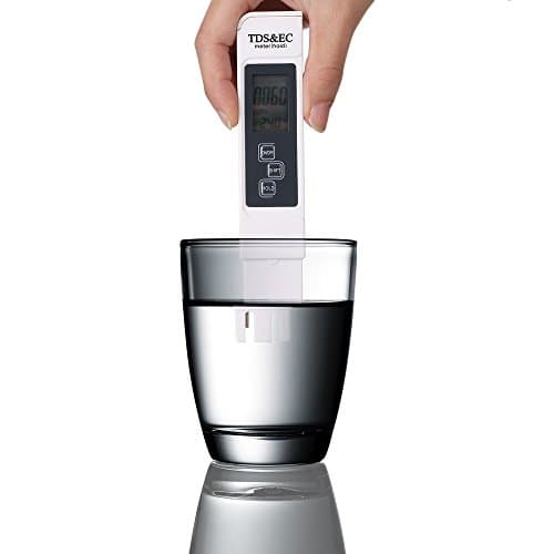 HooGels Water Quality Tester, Handheld 2 in 1 TDS & EC Meter Tester Water Quality Tester with ATC Function, 0-9990 ppm, +/- 2% for Drinking Water Aquariums Swimming Pools