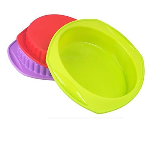 Silicone Baking Pans Purple Round Chiffon Cake Tools Greatly Reducing The Failure Rate Of Release Classic Popular Square Thick Non-slip Edge Design