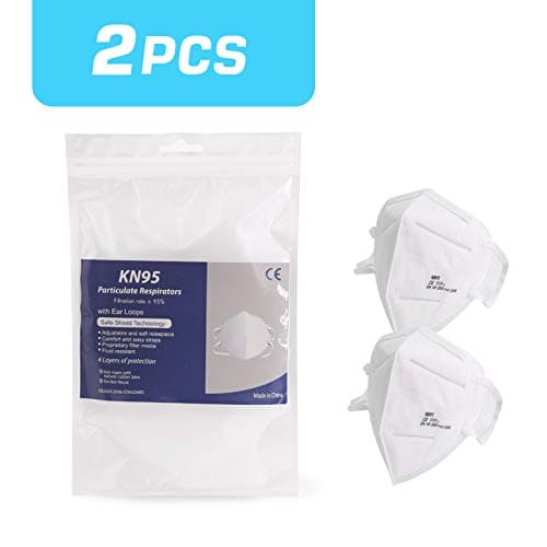 Premium Masks in sealed bag 2 Pcs - 4 -layer Filtration rate 95% - UK Stock