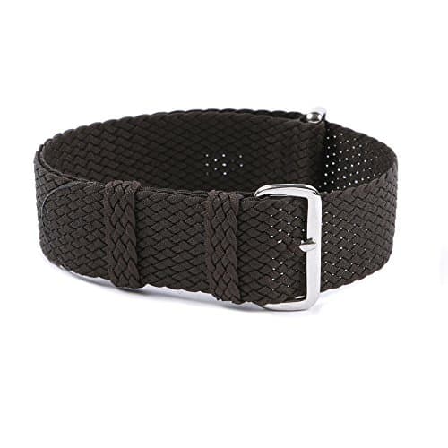 Perlon watch strap - Nato Style 20mm Brown