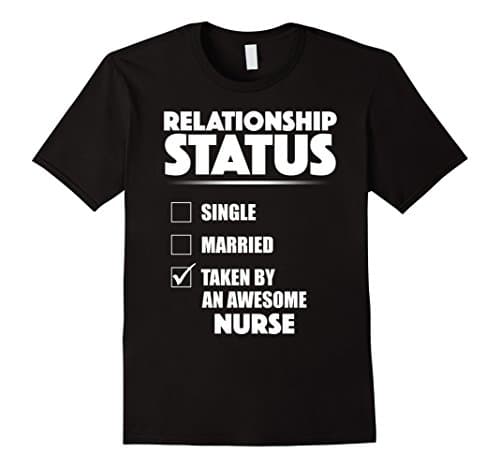 Men's FireflyTee: Relationship With An Awesome Nurse T-Shirt Medium Black
