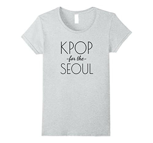 Women's Kpop For The Seoul Tshirt Medium Heather Grey