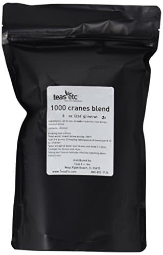 Teas Etc 1000 Cranes Blend Loose Leaf White Tea 8 oz.