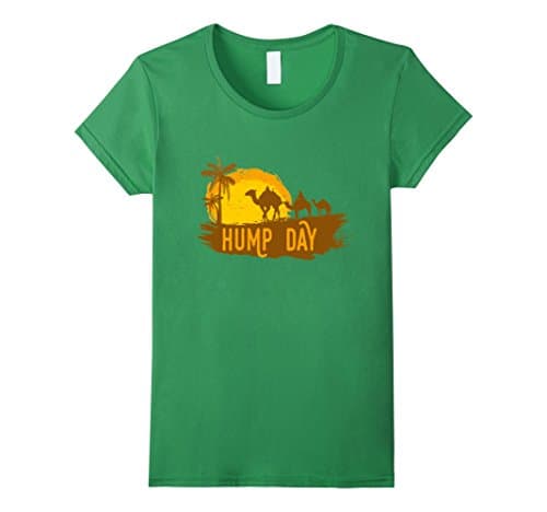 Women's Camel T-shirt - Camel - Hump Day Medium Grass
