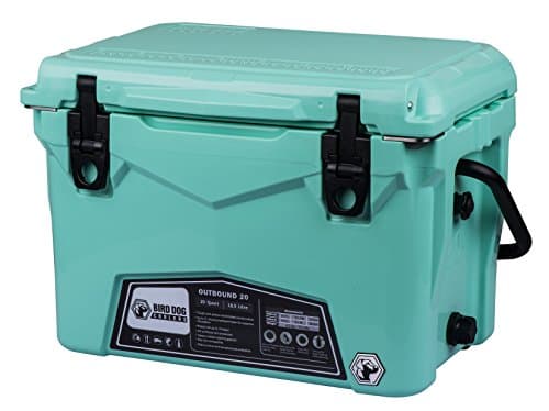 Bird Dog Coolers OUTBOUND 20, 45, and 75 Quart Models - Durable &amp; Stylish Rotomolded Coolers Featuring Bottle Openers, Vacuum Release Valve, and Lo Profile Latching System