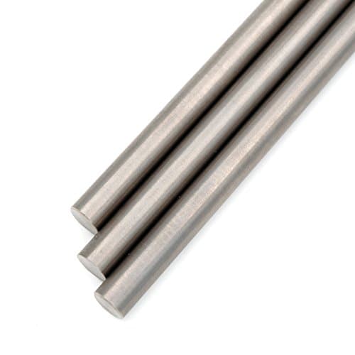 14mm Titanium Grade 5 Round Bar ( .551" Diameter X 20" Length ) Ti 6al-4v Rod Stock 3pcs
