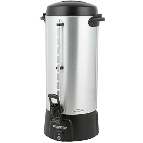 Coffee Maker Brewer Urn 100 Cup (3.9 Gallon) Coffee Urn for Schools, for Church, for Businesses, for Parties 100 Hot Coffee Cups 120 V 1090Watt