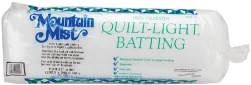 Quilt-Light Polyester Batting-Full Size 81"X96" FO 1 pcs sku# 645526MA