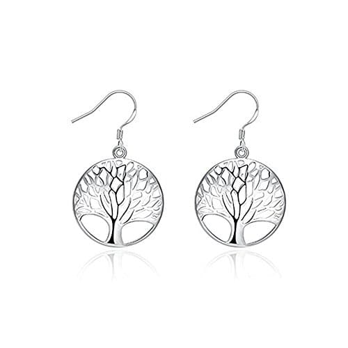 925 Sterling Silver Tree of life earrings
