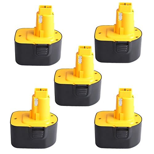 5 Packs CREJOY™ Dewalt 12V 2000mAh Replacement Battery For Dewalt DW9071 DW9072 DC9071 DE9037 DE9071 DE9072 DE9074 DE9075 152250-27 397745-01